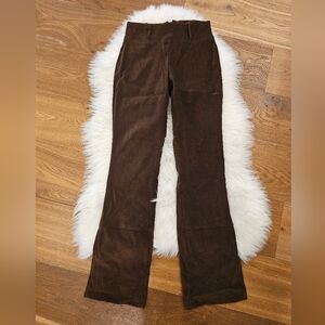 Vintage Women’s Brown Suede Flare Pants